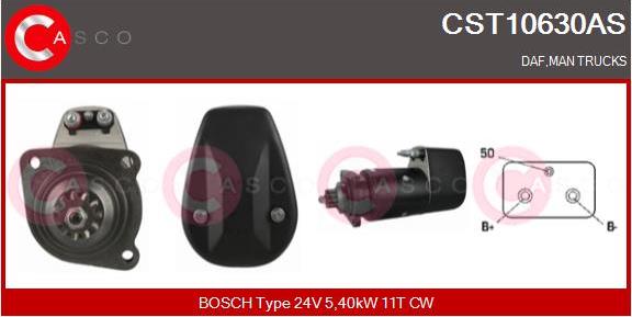 Casco CST10630AS - Стартер mashina-shop.ru