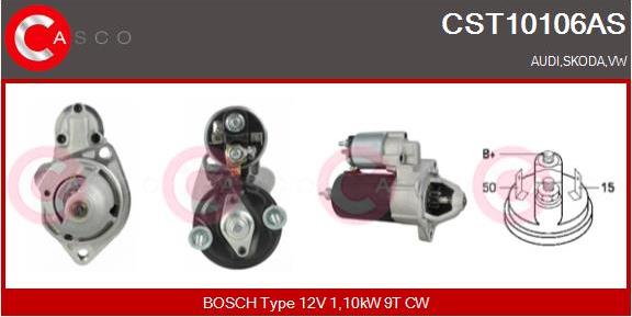 Casco CST10106AS - Стартер mashina-shop.ru