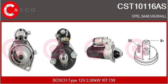 Casco CST10116AS - Стартер mashina-shop.ru