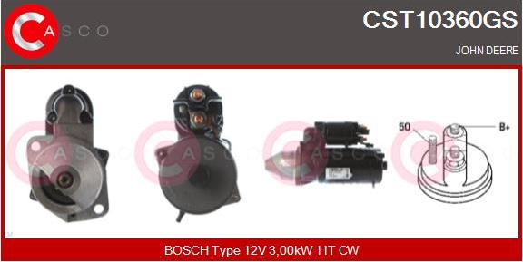 Casco CST10360GS - Стартер mashina-shop.ru