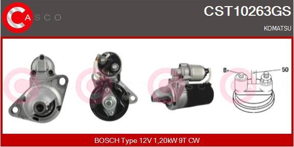 Casco CST10263GS - Стартер mashina-shop.ru