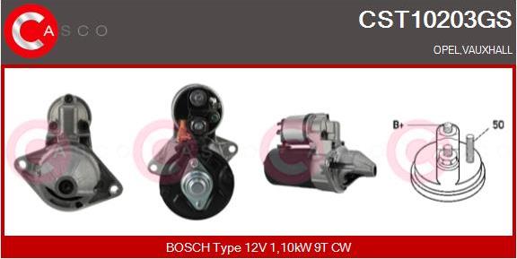 Casco CST10203GS - Стартер mashina-shop.ru