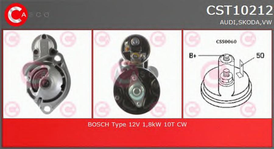 Casco CST10212 - Стартер mashina-shop.ru