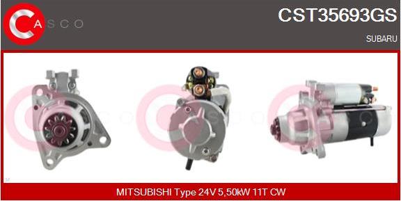 Casco CST35693GS - Стартер mashina-shop.ru