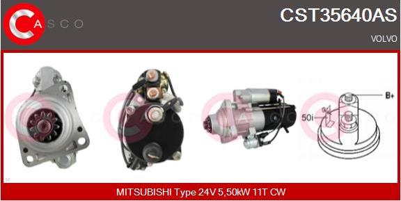 Casco CST35640AS - Стартер mashina-shop.ru