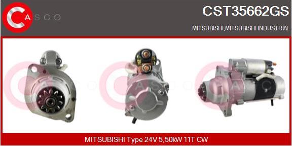 Casco CST35662GS - Стартер mashina-shop.ru