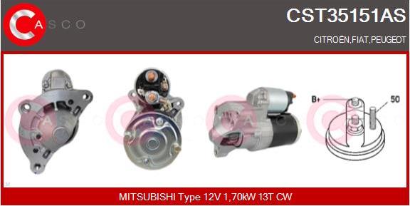 Casco CST35151AS - Стартер mashina-shop.ru