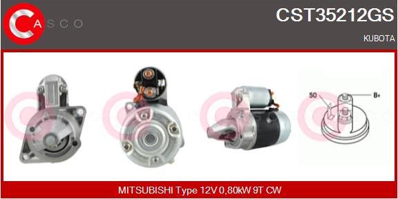 Casco CST35212GS - Стартер mashina-shop.ru