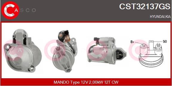 Casco CST32137GS - Стартер mashina-shop.ru