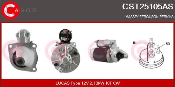 Casco CST25105AS - Стартер mashina-shop.ru