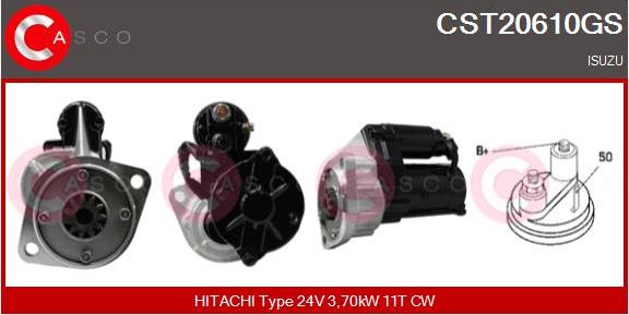 Casco CST20610GS - Стартер mashina-shop.ru