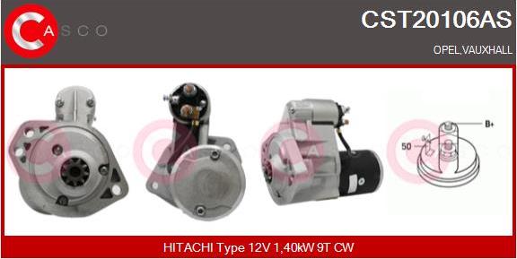 Casco CST20106AS - Стартер mashina-shop.ru