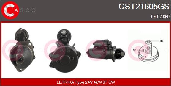 Casco CST21605GS - Стартер mashina-shop.ru