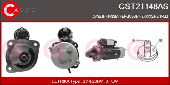 Casco CST21148AS - Стартер mashina-shop.ru