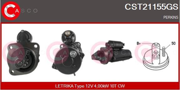 Casco CST21155GS - Стартер mashina-shop.ru