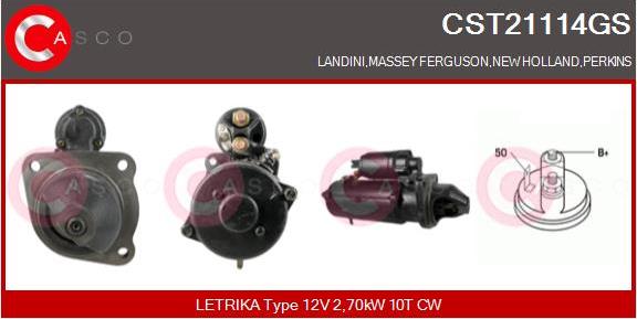 Casco CST21114GS - Стартер mashina-shop.ru