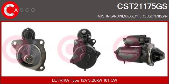 Casco CST21175GS - Стартер mashina-shop.ru