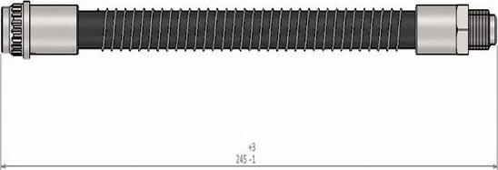 CAVO C900 355A - Тормозной шланг mashina-shop.ru