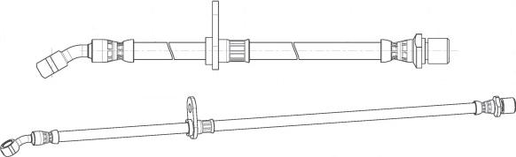 CEF 514840 - Тормозной шланг mashina-shop.ru