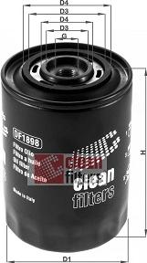 Clean Filters DF1889 - Масляный фильтр mashina-shop.ru