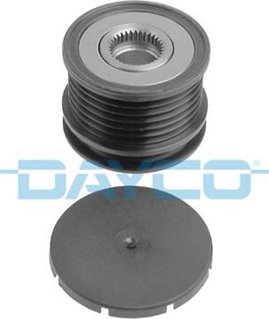 Dayco ALP2337 - Шкив генератора, муфта mashina-shop.ru