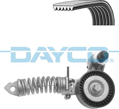 Dayco KPV371 - Поликлиновый ременный комплект mashina-shop.ru