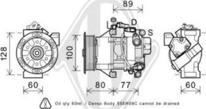 Diederichs DCK1558 - Компрессор кондиционера mashina-shop.ru