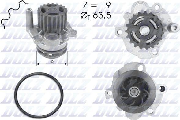 DOLZ A193 - Водяной насос mashina-shop.ru