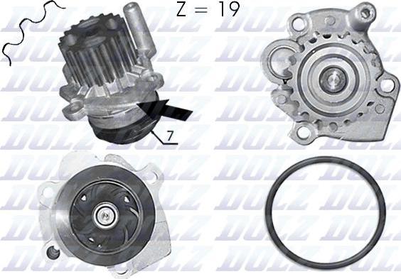 DOLZ A203 - Водяной насос mashina-shop.ru