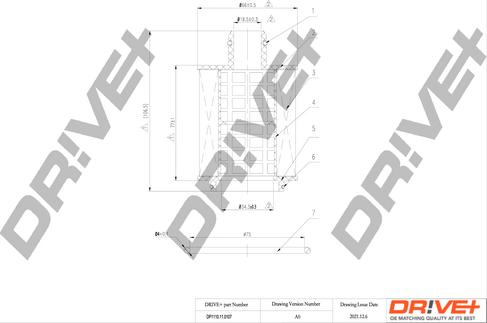 Dr!ve+ DP1110.11.0107 - Масляный фильтр mashina-shop.ru