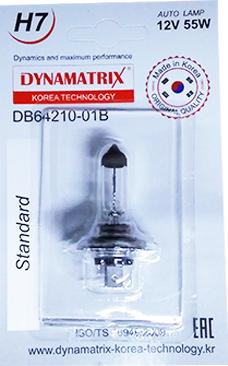 Dynamatrix DB64210-01B - Лампа накаливания, основная фара mashina-shop.ru