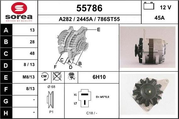 EAI 55786 - Генератор mashina-shop.ru