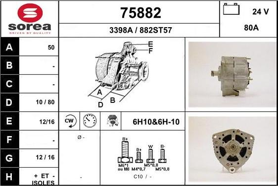 EAI 75882 - Генератор mashina-shop.ru