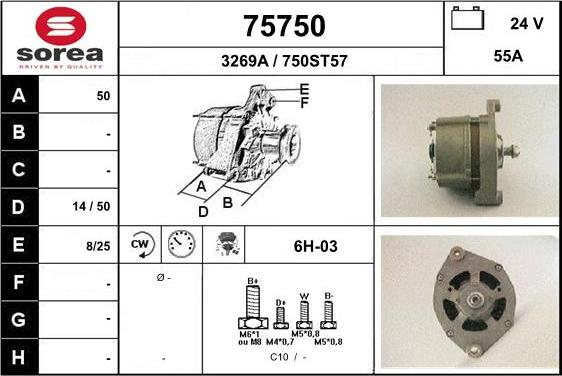 EAI 75750 - Генератор mashina-shop.ru