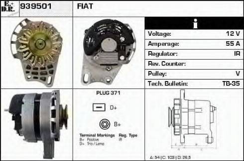 EDR 939501 - Генератор mashina-shop.ru