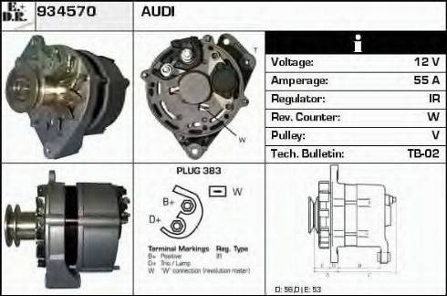 EDR 934570 - Генератор mashina-shop.ru