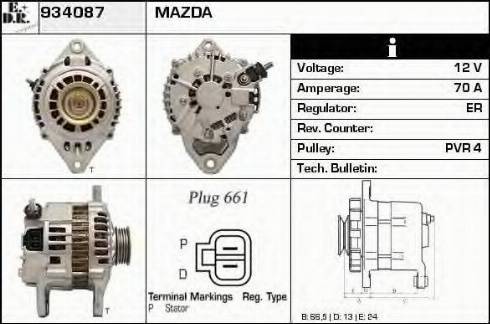 EDR 934087 - Генератор mashina-shop.ru