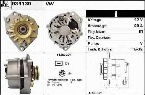 EDR 934130 - Генератор mashina-shop.ru