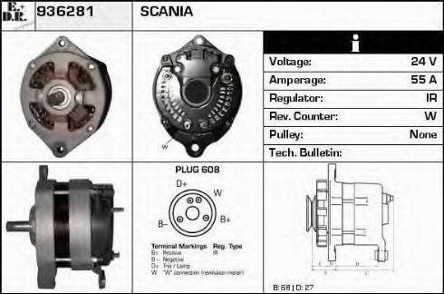 EDR 936281 - Генератор mashina-shop.ru