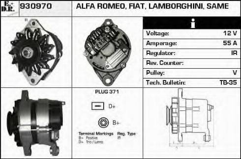 EDR 930970 - Генератор mashina-shop.ru