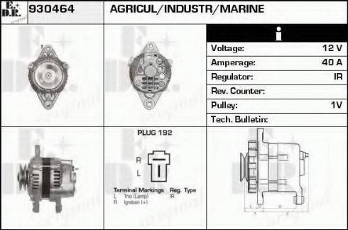 EDR 930464 - Генератор mashina-shop.ru