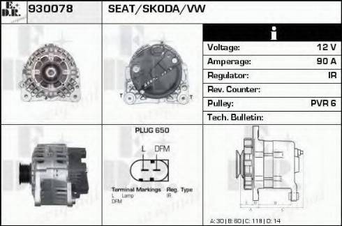 EDR 930078 - Генератор mashina-shop.ru