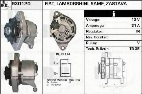 EDR 930120 - Генератор mashina-shop.ru