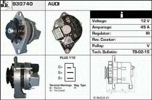 EDR 930740 - Генератор mashina-shop.ru