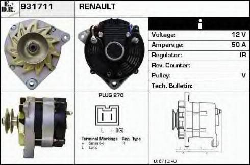 EDR 931711 - Генератор mashina-shop.ru