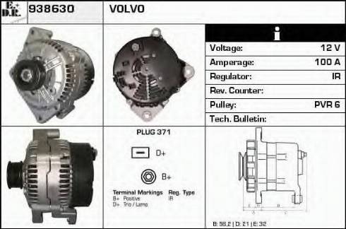 EDR 938630 - Генератор mashina-shop.ru