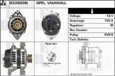 EDR 933903N - Генератор mashina-shop.ru