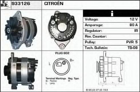 EDR 933126 - Генератор mashina-shop.ru