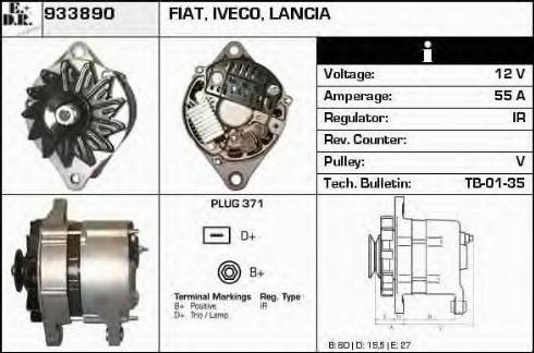 EDR 933890 - Генератор mashina-shop.ru