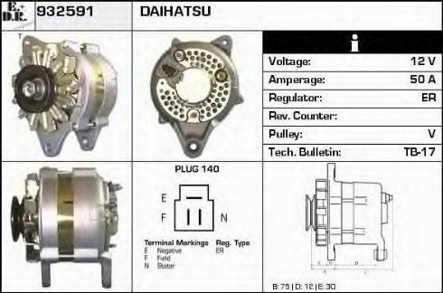 EDR 932591 - Генератор mashina-shop.ru